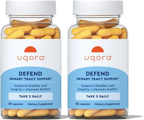 Uqora Defend - Suplemento para la salud del tracto urinario - Apoya la salud de la vejiga y limpia la biopelícula con D-manosa, extracto de té