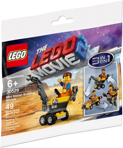 LEGO 30529 49 Piezas Mini Maestro de Construcción Emmet La Película 2