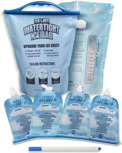 Miniatura 6 de Bolsa de Hielo Grande a Prueba de Fugas. Paquete de Hielo Reutilizable para Enfriador - Paquetes de Hielo Instantáneos de Larga Duración