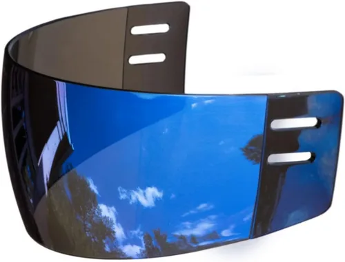 Miniatura 5 de Ronin - Visera de hockey con revestimiento antiarañazos, resistente a los impactos, ajuste universal para casco, certificado CE