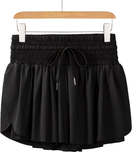 Miniatura 137 de Blaosn Pantalones cortos atléticos fluidos para mujer, gimnasio, yoga, entrenamiento, correr, pantalones cortos de tenis, falda falda linda, ropa