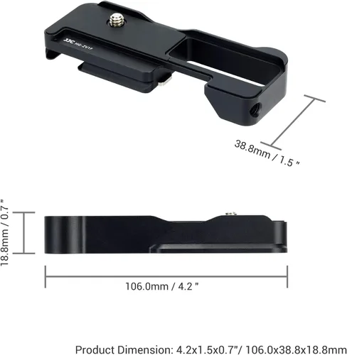 Miniatura 8 de ZV-1F ZV1F Soporte de extensión de agarre de metal para cámara con soporte de zapata fría para Sony ZV-1F ZV-1II (no para ZV-1), accesorio