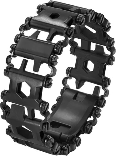 Pulsera de herramientas de acero inoxidable ONELANKS para hombres, compatible con LEATHERMAN TREAD y correa de reloj, 29 en 1, pulsera multifunción
