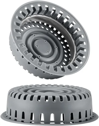 Atrapasador de pelo de drenaje de bañera, protector mejorado con silicona y metal inoxidable diseñado para emergentes y regulares, eficaz sin