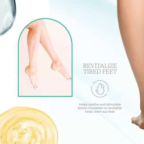 Miniatura 4 de Calcetines hidratantes para pies de menta y árbol de té, hidratan el talón seco y agrietado, alivia los pies cansados, mascarillas exfoliantes