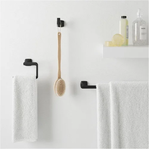 Miniatura 5 de Pfister Vaneri BTBVRI1GS - Toallero de baño para baño, 18 pulgadas, montaje en pared, atornillado, acabado de níquel cepillado, defensa antimanchas