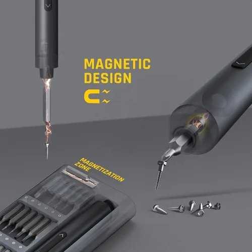 Miniatura 3 de Fanttik Mini destornillador eléctrico E1 Pro con 24 puntas magnéticas y mini destornillador eléctrico E1 MAX con 50 puntas magnéticas