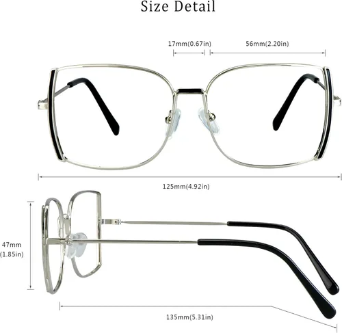 Miniatura 5 de LifeArt Gafas de bloqueo de luz azul, antifatiga ocular, para lectura y juegos, gafas de TV para adultos