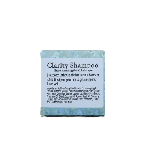 Miniatura 6 de Clarity - Barra de champú para limpieza adicional, tipo de cabello graso, 2.5 onzas, sin sulfatos, sin silicona, sin parabenos ni ftalatos