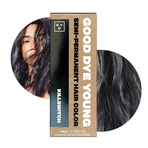 Miniatura 7 de Good Dye Young - Tinte semipermanente para el cabello, vegano y libre de crueldad, color azul, dura hasta 24 lavados, coloración capilar