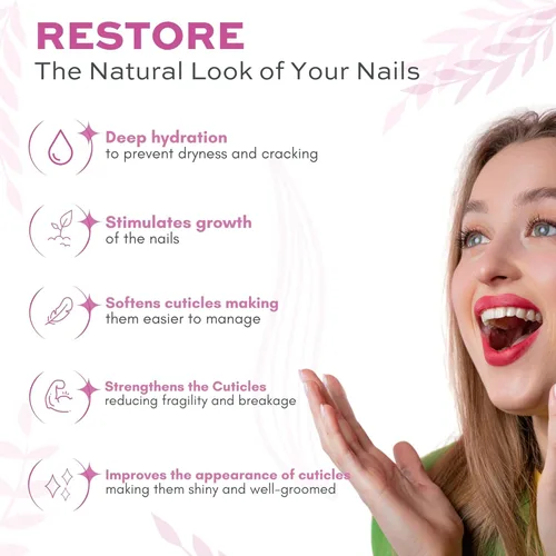 Miniatura 3 de Pics Nails Aceite profesional para cutículas, suavizante de cutículas de lavanda para uñas y cuidado de cutículas, tratamiento de reparación