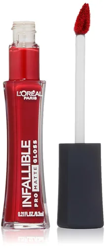 Miniatura 6 de L'Oréal Paris Infallible Lip Pro Matte Gloss, Aphrodite Kiss, 0.21 onzas líquidas