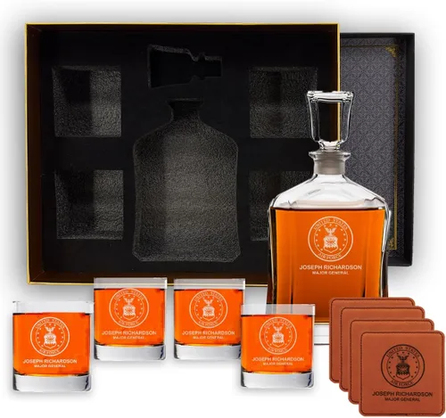 Miniatura 6 de Juego de decantador de whisky personalizable