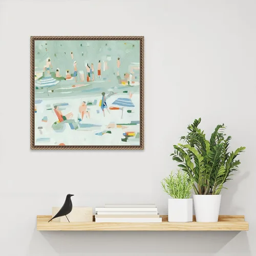 Miniatura 6 de Amanti Art Lienzo enmarcado para pared, 16 x 16 pulgadas, confeti de verano II por Emma Scarvey, lienzo enmarcado para pared, obras de arte
