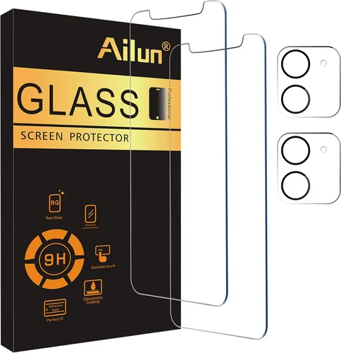 Miniatura 9 de Ailun Paquete de 3 protectores de pantalla para iPhone 17 Pro [6.3 pulgadas] + 3 protectores de lente de cámara con marco de instalación, protección