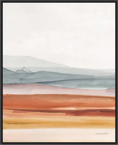 Amanti Art Lienzo enmarcado para pared, 28 x 23 pulgadas, Sierra Hills 03 por Lisa Audit, lienzo enmarcado para pared, arte abstracto, decoración
