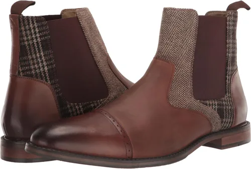 Miniatura 7 de STACY ADAMS Botas Chelsea Finney con punta de casquillo para hombre