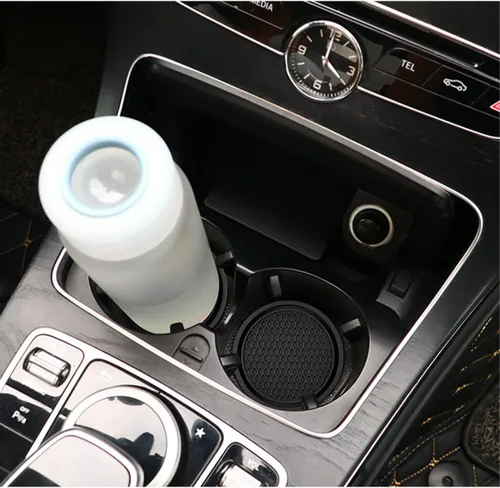 Miniatura 7 de Paquete de 4 portavasos para automóvil, 2.75 pulgadas de diámetro, antideslizante, universal, duradero, adecuado para la mayoría de interiores