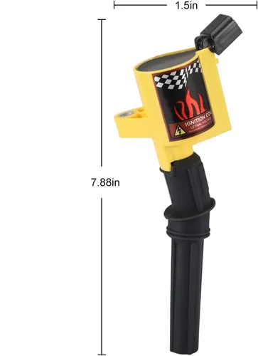 Miniatura 2 de CarBole Paquete de 8 bobinas de encendido de arranque curvadas, 15% más de energía para Ford F-150 F-250 F-350 4.6L 5.4L V8 Crown Victoria