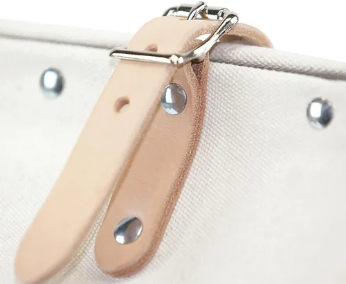 Miniatura 9 de Klein Tools 5102-12 Bolsa de herramientas resistente de lona natural, bolsa de herramientas portátil, bolsa multiusos con abertura amplia