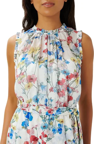 Miniatura 4 de Adrianna Papell Women's Printed Mixed Fabric Dress