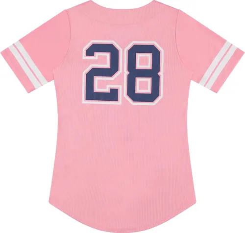 Miniatura 2 de Disney Ladies Mickey Mouse Fashion Shirt - Mickey & Minnie Mouse Baseball Jersey Mickey Mouse Button Down Baseball Jersey