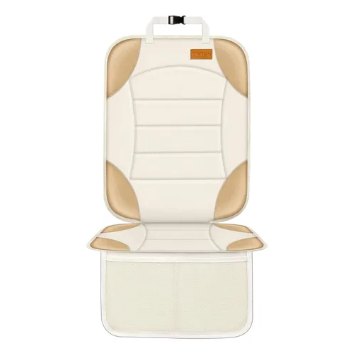 Siivton Protector de Asiento de Auto para Asientos Infantiles, Funda de Asiento de Auto de Tela 600D Resistente al Agua, Respaldo Antideslizante,
