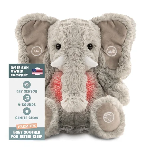 Miniatura 7 de Gemma Joy Calmante de Sueño para Bebé Oso Marrón para Bebé – Animal de Peluche con Latido Cardíaco Activado por Llanto – Calmante de Cuna Recargable