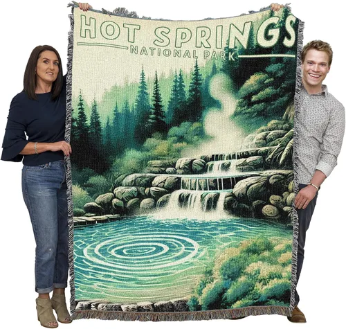 Miniatura 22 de Pure Country Weavers Manta del Parque Nacional Acadia, manta de tapiz de algodón para regalo, fabricada en los Estados Unidos, 72 x 54 pulgadas