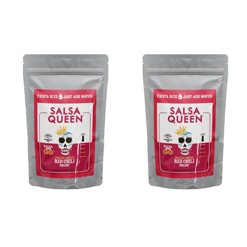 Miniatura 26 de Salsa Queen Salsa gourmet de chile rojo liofilizado Ingredientes frescos Vida útil de más de 3 años No necesita refrigeración Vegana