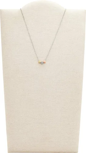 Miniatura 2 de Collar de cadena con diseño de corazón fósil