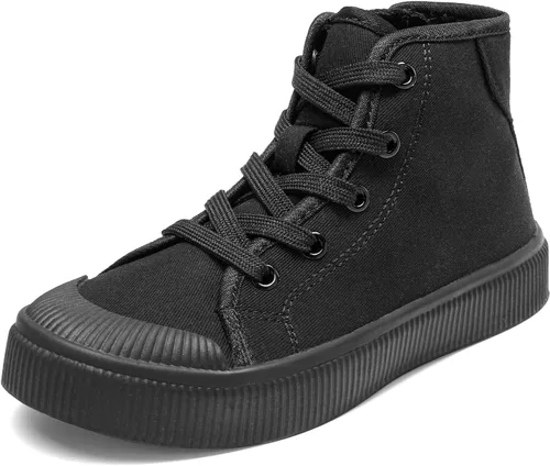 DREAM PAIRS LilLegends CourtStar - Tenis de lona para niños y niñas, zapatos casuales para caminar