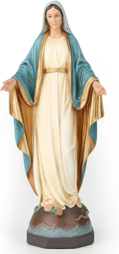 BC Figura católica de Nuestra Señora de Gracia, estatua de la Virgen María, Madre Santa, de 17.8 cm de alto, regalo religioso para decoración del