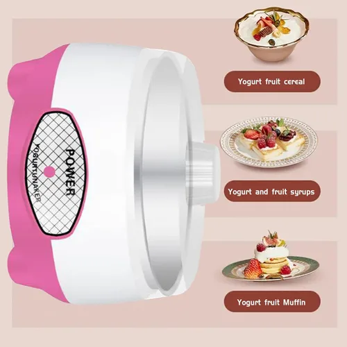 Miniatura 4 de Máquina para hacer yogur, máquina para hacer yogur griego, fabricante de yogur con olla interior de acero inoxidable, máquina automática de yogur