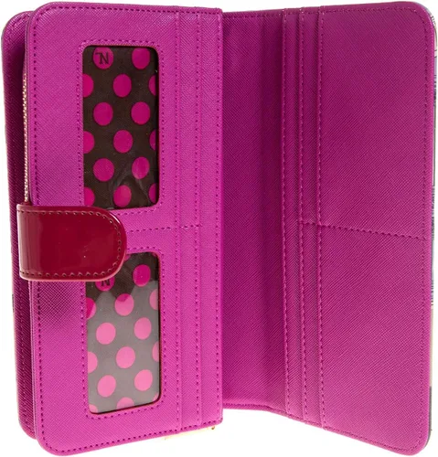 Miniatura 8 de Nicole Lee Mini cartera de color y estilo con impresión exclusiva y pulsera desmontable y bloqueo RFID