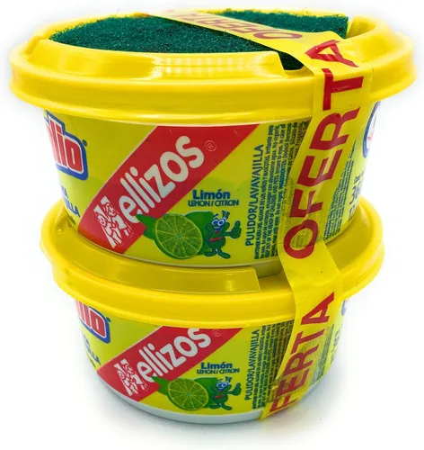 Miniatura 4 de Sapolio Jabón en crema para lavar platos, paquete de 2 unidades, 12.70 oz cada limón