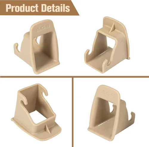 Miniatura 7 de ISOFIX - Guía de cierre de cinturón de interfaz, 2 piezas de hebilla de interfaz ISOFIX para asiento de automóvil, ranura guía fija, conector