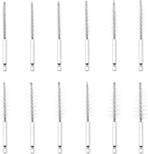 Miniatura 4 de NEIKO 00325A - Accesorios de Cepillo de Alambre para Taladro con vástago hexagonal de 1/4 pulgadas, surtido de cepillos SAE y MM, se puede montar