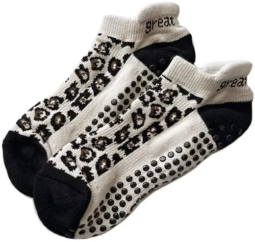 Miniatura 3 de Calcetines antideslizantes con estampado degradado, deportivo y novedoso para mujer, calcetines de yoga antideslizantes para pilates, barras, ballet