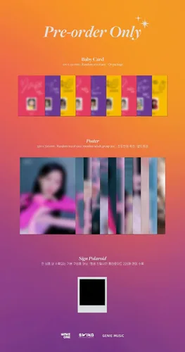 Miniatura 9 de GENIE MUSIC Kep1er - Álbum PRIMER IMPACTO+Beneficio de preventa+Póster plegado+Juego de tarjetas fotográficas adicionales (Conectar 1 ver.)