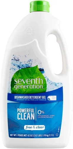 Miniatura 4 de Gel de lavavajillas automático Seventh Generation Free and Clear, 42 onzas - 6 por caja.