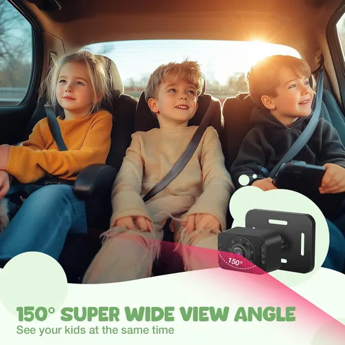 Miniatura 8 de Baby Car Camera with Advanced Night Vision, AHD 1080P 5inch IPS Full View Car Baby Monitor, Carseat Camera for Kids Infants Rear Facing Mirror, USB
