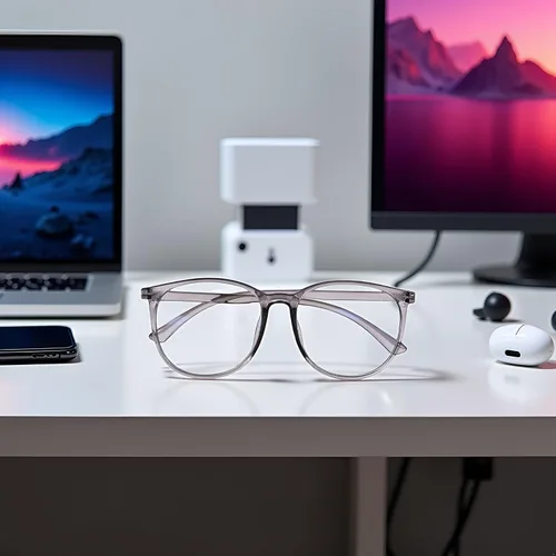 Miniatura 5 de Lentes de bloqueo de luz azul, marcos grises, lectura de computadora/juegos/TV/teléfonos, lentes para mujeres y hombres, antifatiga ocular