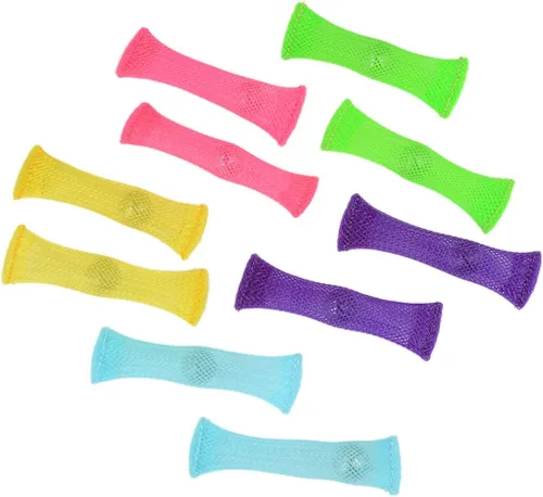Miniatura 2 de FIDGET TOYS (Paquete de 10, 5 colores) juguete para aliviar el estrés, mejorar la concentración. Para niños y adultos. Ha ayudado a personas