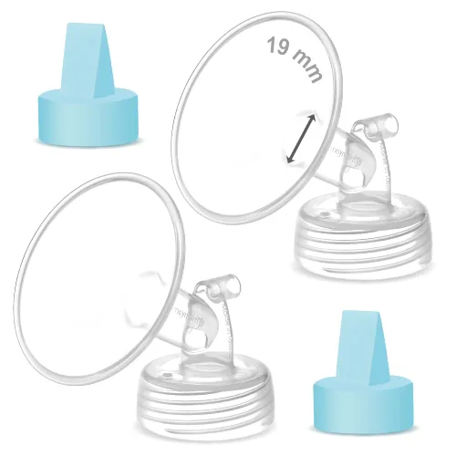 Miniatura 14 de Maymom Pieza de bomba compatible con bombas Spectra Ameda Luna, Incl Brida de boca ancha de 0.59 pulgadas; no original Spectra S1 S2 9 Plus Synergy