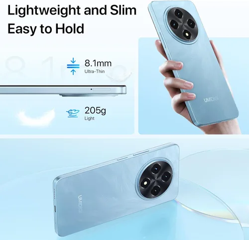Miniatura 6 de UMIDIGI G100 Teléfono celular desbloqueado Android 14, pantalla HD+ de 6.9" a 120Hz, Octa-core 16GB + 256GB Expand 1TB, GPS, teléfono inteligente