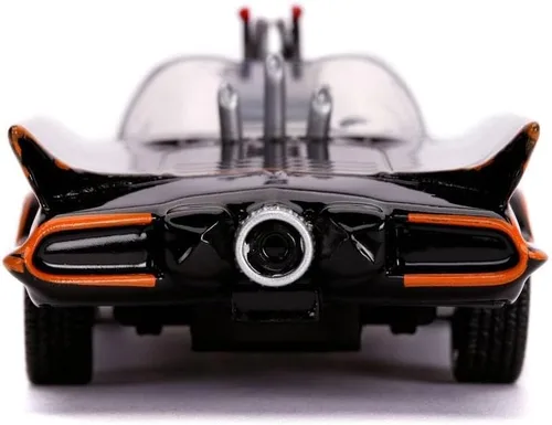 Miniatura 6 de Jada Toys DC Comics 1:32 Classic TV Series 1966 Batmobile - Coche fundido a presión con figura de Batman, juguetes para niños y adultos