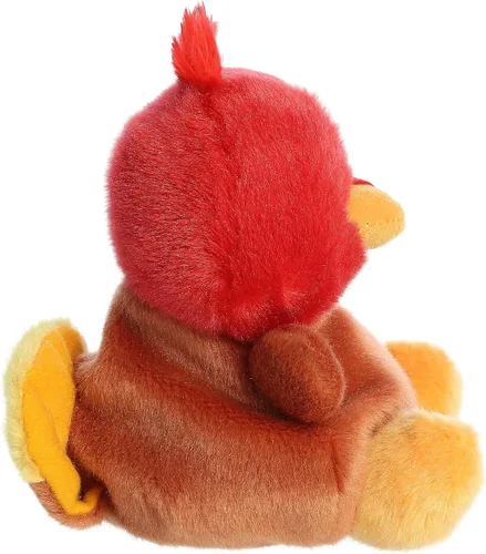 Miniatura 4 de Aurora® Adorable animal de peluche Palm Pals™ Aspen Turkey™, divertido peluche coleccionable para niños y adultos, perfecto para decorar