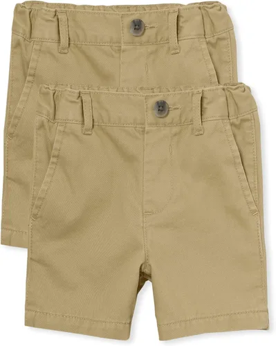 Miniatura 11 de The Children's Place - Pantalones cortos chinos elásticos para bebés y niños pequeños Negro Individual
