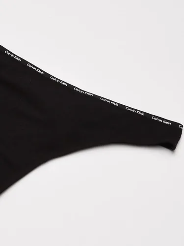 Miniatura 3 de Calvin Klein Tanga de algodón con logotipo para mujer, paquete múltiple, Multi